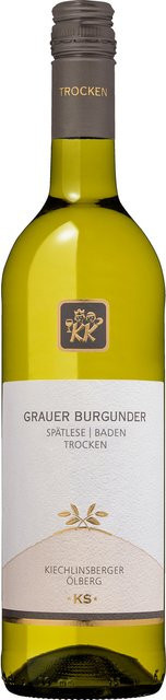 Winzergenossenschaft Königschaffhausen, Grauer Burgunder, Spätlese, trocken, Weißwein, 2025, 0,75 l - Bild 1