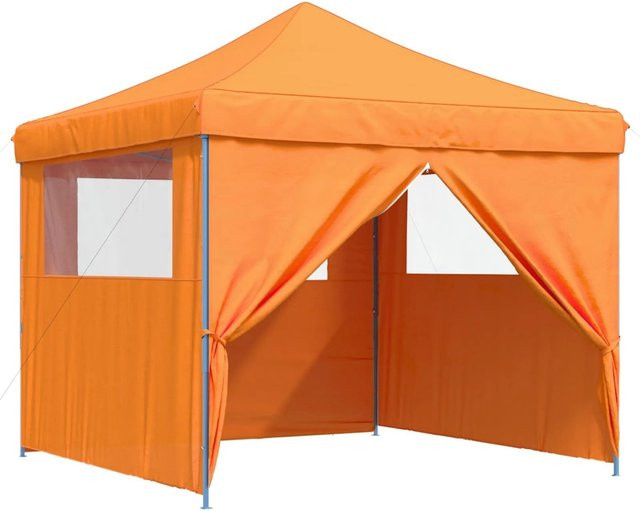 vidaXL Party-Zelt aus Oxford-Stoff in Orange, B/T/H: 292 x 292 x 315 cm - Bild 1