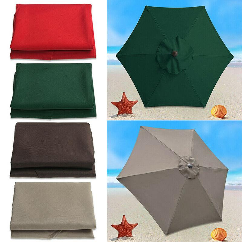 One Faith Wasserdichte Sonnenschirm Abdeckung mit UV-Schutz für 6 oder 8 Rippen in Khaki - Bild 3