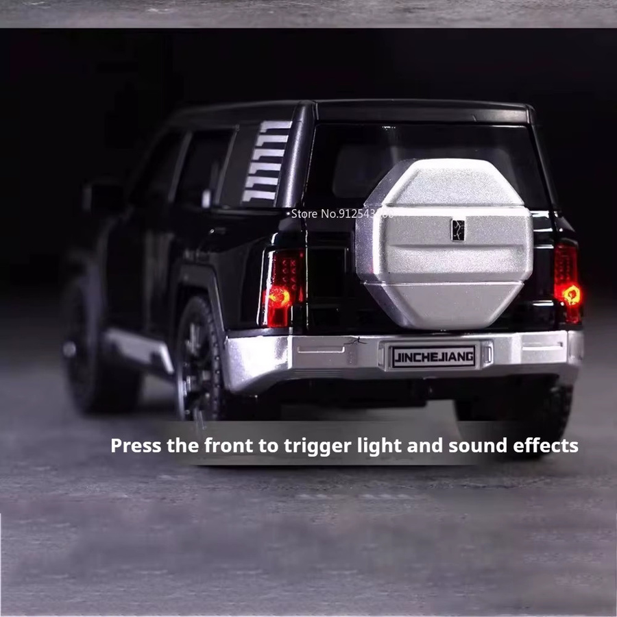 RMZ city YangWang U8 Macan Modellauto, 1:32, mit Licht und Sound, Rückziehfunktion - Bild 3