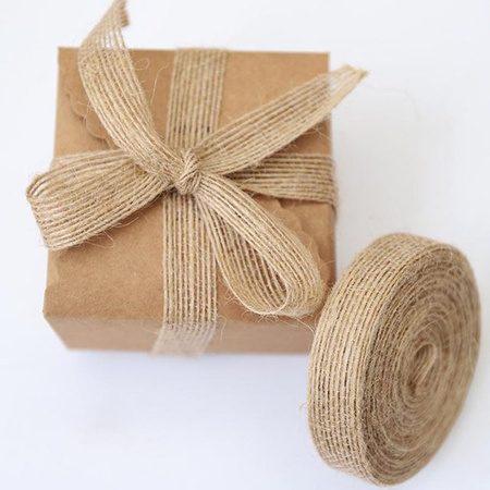NATAWA Jute Band in Beige für Hochzeiten, Floristik und DIY-Geschenkverpackungen