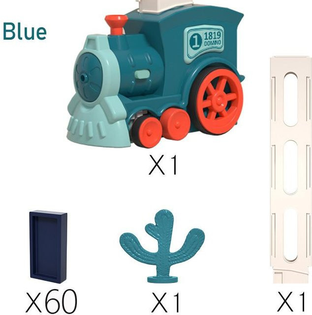 Binchi Outdoor Product Elektrischer Domino-Zug Auto Set, mit Sound und Licht, ab 4 Jahren - Bild 1