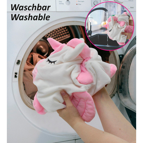 Jamara Einhorn Hüpftier mit Plüschbezug und Pumpe rosa - Bild 2