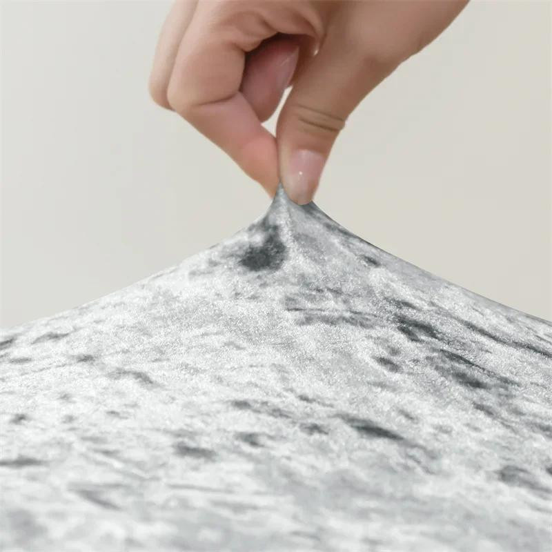 Glänzende Samt Barhockerhusse aus Stretch-Polyester für kleine Barhocker, 1 Stück - Bild 1