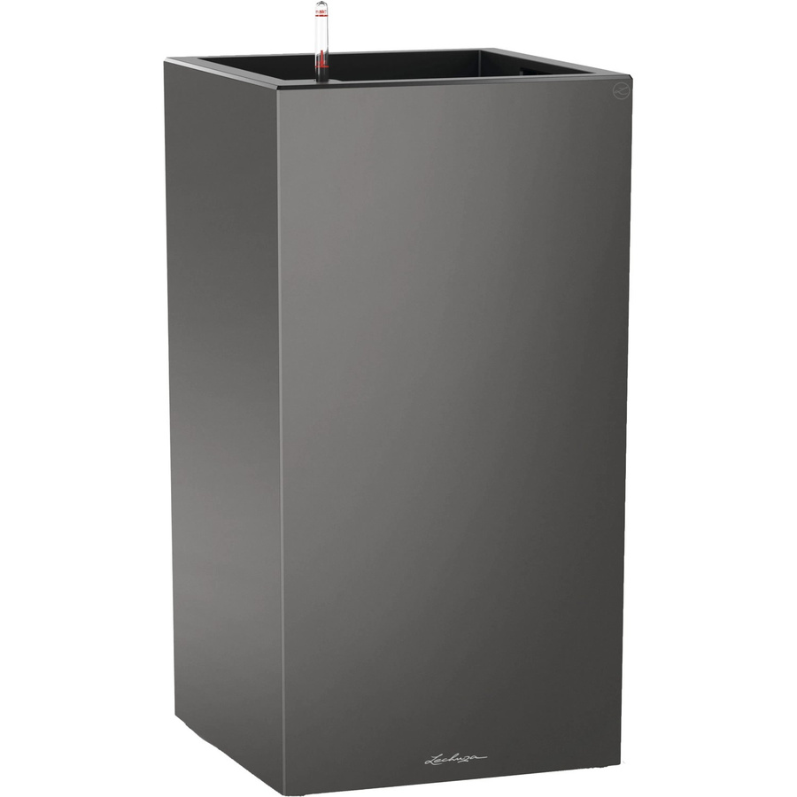 Lechuza Pflanzgefäß Canto Premium High 40 in Anthrazit Metallic, B/T/H: 40 x 40 x 40 cm - Bild 2