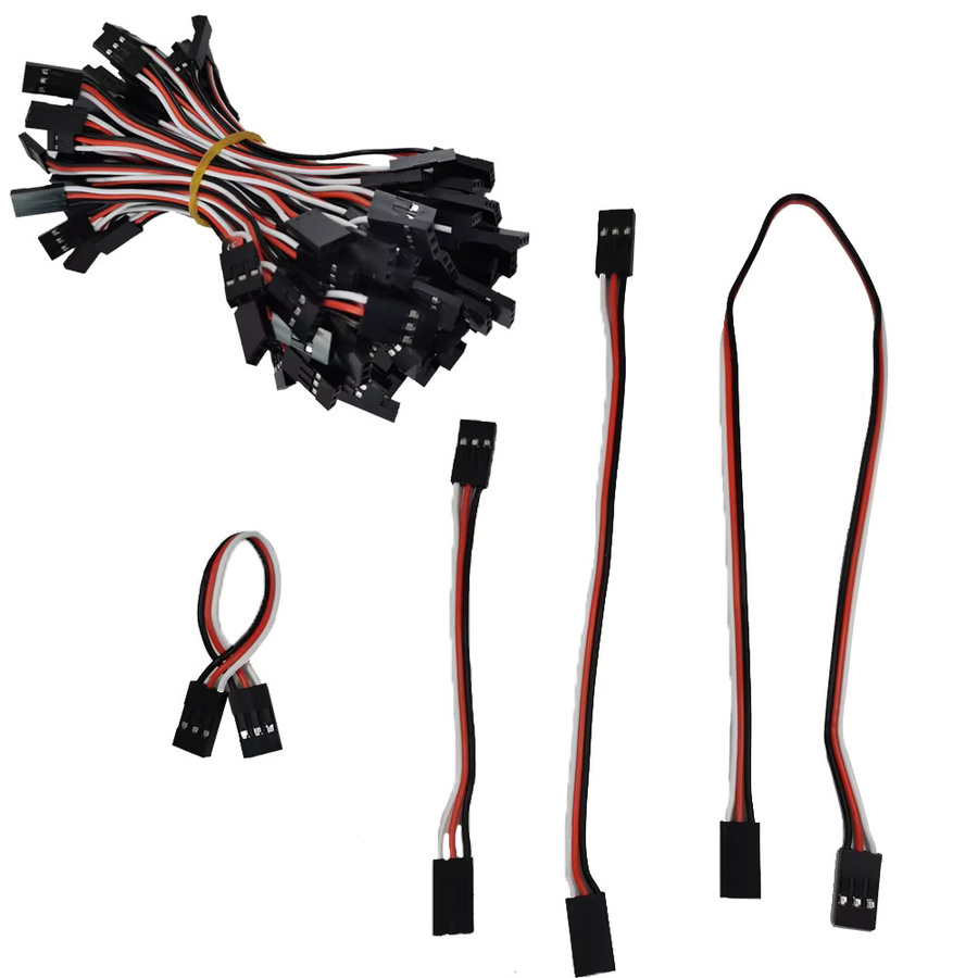 JR-Stecker Servo-Verlängerungskabel Stecker auf Stecker für RC-Flugzeug und Quadcopter von QX-MFLU - Bild 4