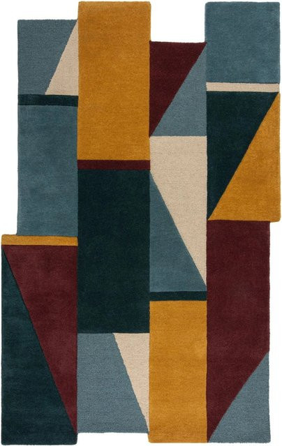 Flair Rugs Wollteppich Shuffle Shaped Mehrfarbig B: 200 cm, T: 290 cm - Bild 1