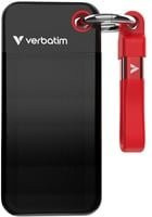 Verbatim Pocket Externe SSD 2 TB USB-C Schwarz Rot - Bild 1