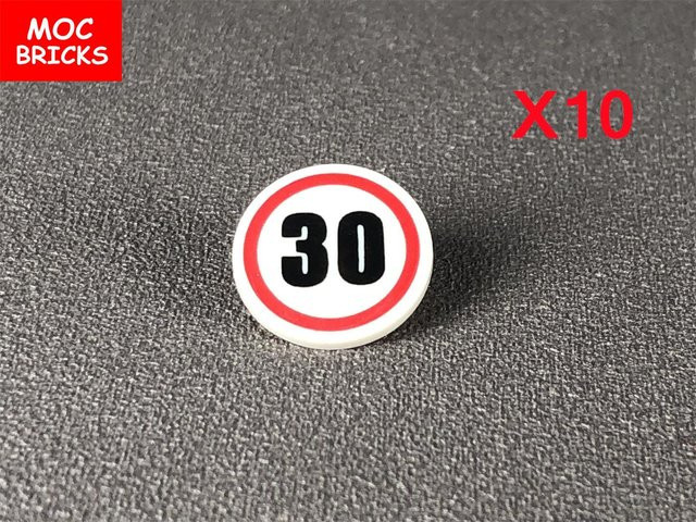 Yiran toy MOC Bausteine Straßenschild, Lernorientierte Bausteine, ab 6 Jahren - Bild 1