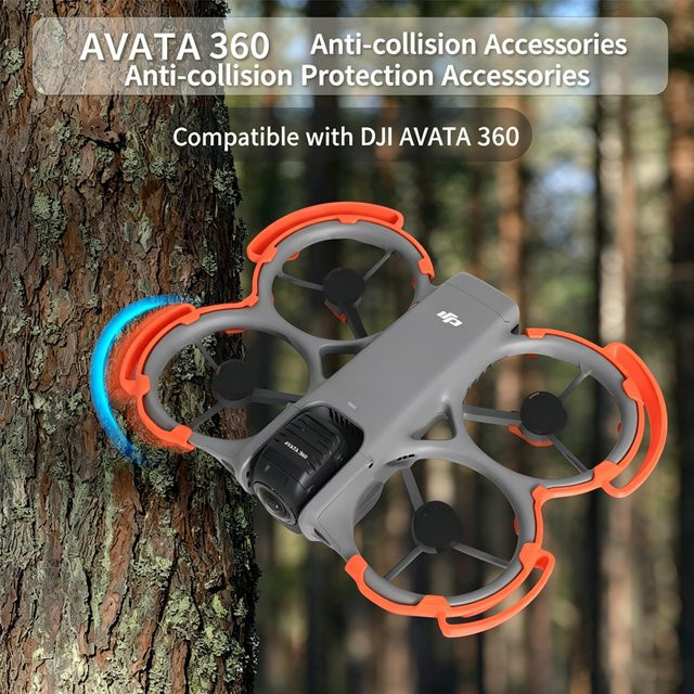 DJI Propellerschutz für Avata als Anti-Kollisions-Stoßfänger und Aufprallschutz in Schwarz - Bild 1