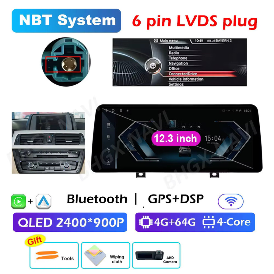 LIARO-NAVI Multimedia Autoradio mit DSP und CarPlay für BMW 1er Serie F20 F21 (ab 2012) in Schwarz - Bild 5