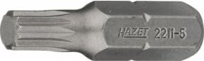 Hazet Schraubendreher-Einsatz Bit 2211-5 M5 Sechskant massiv 6,3 mm Silber - Bild 2