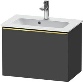 Duravit Waschtischunterschrank D-Neo Compact, wandhängend, grau matt, B: 61 cm, T: 37,2 cm, H: 44 cm - Bild 1