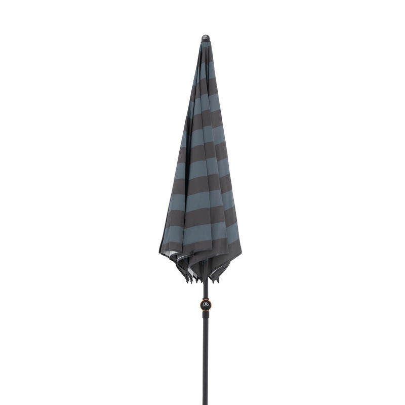 Doppler Sonnenschirm myZONE 200 Manual Mittelmastschirm in Anthrazit mit Blockstreifen, Durchmesser: 200 cm - Bild 2