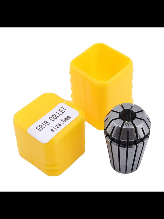 WALFRONT ER16 Federspannzangen-Set für CNC-Graviermaschinen und Fräsdrehwerkzeuge, Farbe: Silber, Spannbereich: 1–10 mm - Bild 3