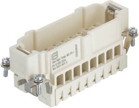HARTING Stifteinsatz 16 Crimpen aus Kunststoff in Beige - Bild 1