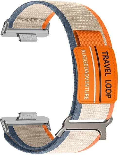XIAOLU Uhrenarmband Nylon, Silber, Unisex - Bild 1