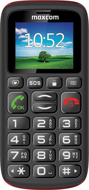 Maxcom Comfort MM428 Dual SIM Mobiltelefon mit 1.8 Zoll Display in Schwarz - Bild 1