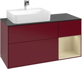 V&B Waschtischunterschrank Finion in Lackoptik, Breite: 120 cm, Tiefe: 50,1 cm, Höhe: 50,1 cm - Bild 1