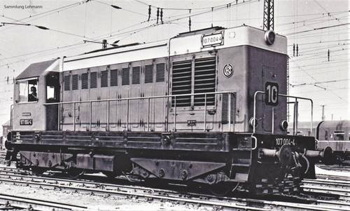 Piko Diesellok BR 107 der DR, H0, 1:87 - Bild 1