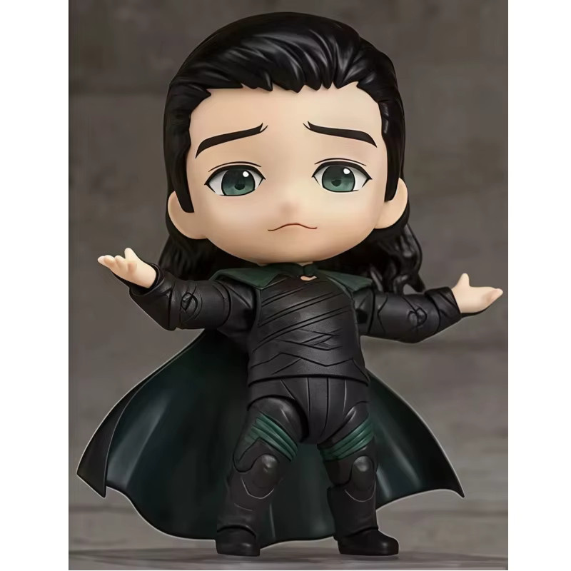 Fondjoy Marvel Thor Ragnarok 3 Loki Chibi-Stil Figurenset, mit Wechselbaren Gesichtsplatten - Bild 2