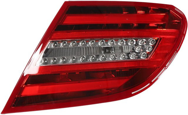Aimo LED-Rücklicht Superhell Wasserdicht Plug and Play Ersatz für Mercedes Benz C-Klasse W204 Facelift 2011 bis 2015 Rechts in Rot, Gelb und Weiß - Bild 1