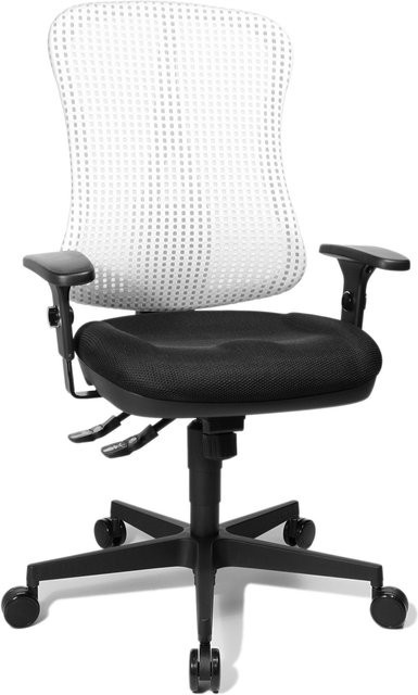 TOPSTAR Drehstuhl Head POINT SY in Schwarz und Weiß mit Kopfstütze und Höhenverstellung - Bild 1
