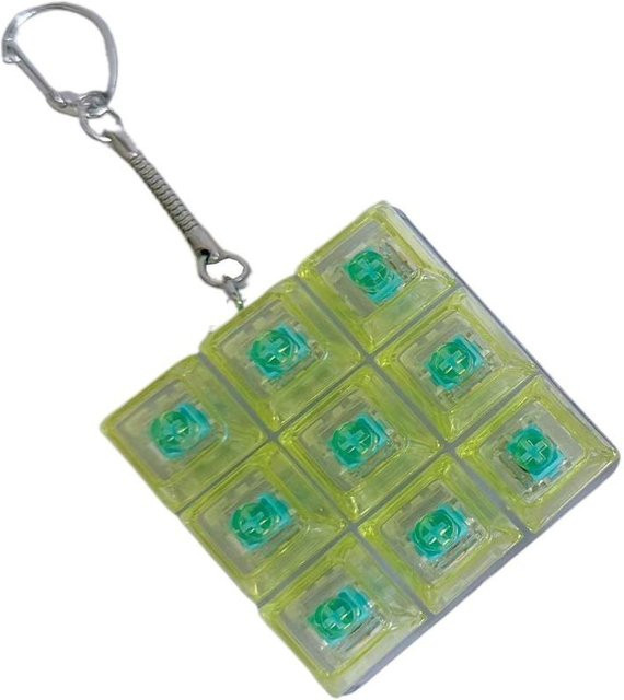 Lianchuang Bunte Tastenkappe LED Tastatur, Spielzeug, gelb - Bild 1