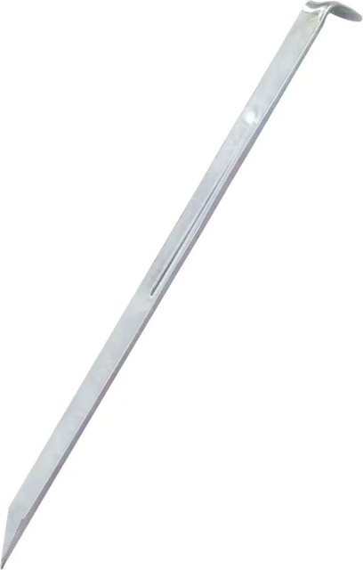 vidaXL Zeltheringe aus verzinktem Stahl, 24 Stück, Farbe: Silber, Länge: 30 cm, Durchmesser: 20 mm - Bild 1