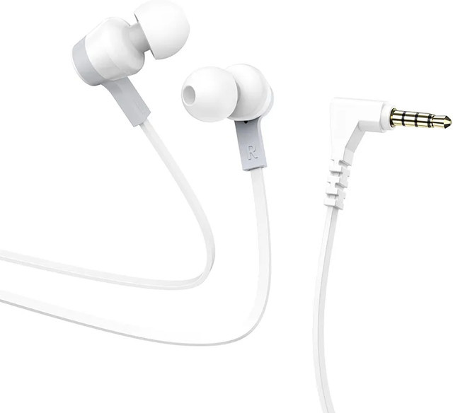 HOCO M86 In-Ear Kopfhörer mit 3,5mm Klinke und USB-C, Weiß - Bild 1