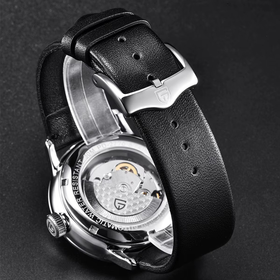 PAGANI DESIGN Armbanduhr, Automatik, Edelstahl, Schwarz, Herren - Bild 6