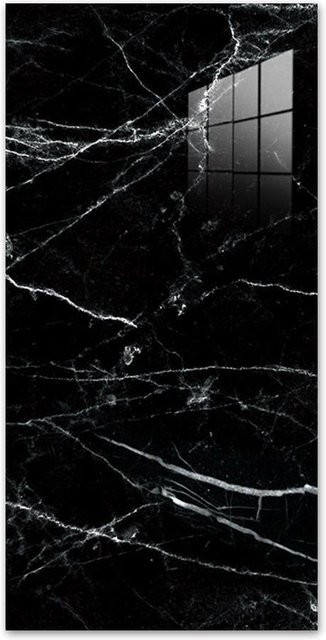 Selbstklebende Bodenaufkleber in Marmor-Optik, wasserdicht und feuchtigkeitsbeständig, Farbe: Schwarz, Design: Cozy Cottage-Relax - Bild 1
