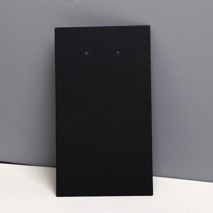 25 Stück Ohrringkarten von TRYTRYSEE aus Karton in Weiß und Schwarz, Blanko, Vertikal, B/H: 6,5 x 11,5 cm, für deine Schmuckherstellung und DIY-Präsentationsverpackungen - Bild 2