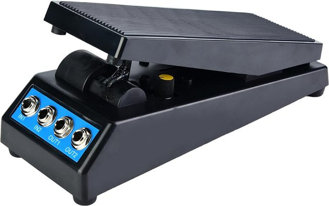 Daphon DF1511A Stereo-Lautstärkepedal für Gitarre und DJ in Schwarz mit USB-C Anschluss - Bild 1