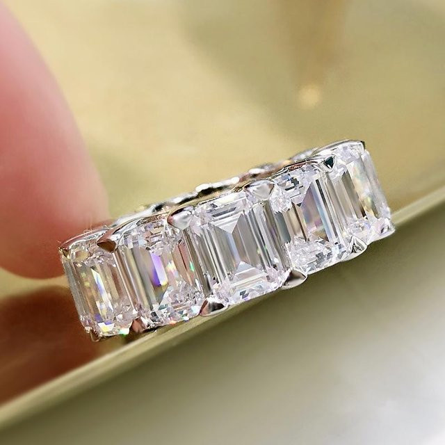 Verlobungsring 925 Silber, Diamant, Weiß, Damen - Bild 1