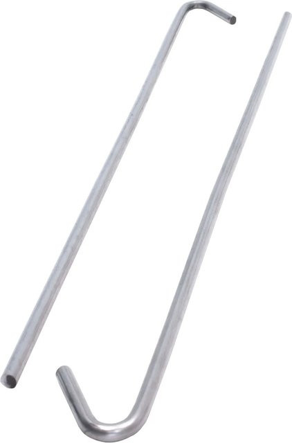Protektor Abhängedraht mit Haken aus Stahl in Silber, Länge: 250 mm - Bild 1
