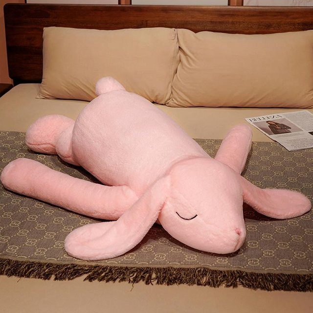 Yiran Health & Beauty Hasen Plüschtier, Rosa / Pink, 90cm - Bild 1