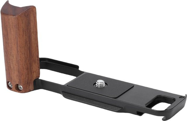 ZuiyouPet1 L-Halterung Kamera Handgriff aus Aluminiumlegierung und Holz für X E5 in Braun - Bild 1