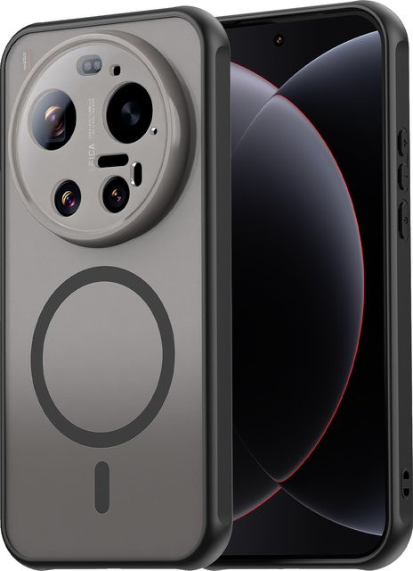 DecoPhone Magnetische Handyhülle für Xiaomi 17 Ultra in Schwarz mit farbenfrohem Design und mattierter Oberfläche - Bild 1