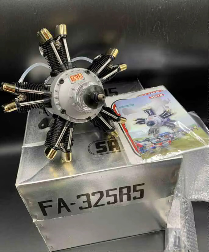 SAITO FA-325R5D 5-Zylinder Radial-Methanol-Motor, 3,1cc, 4-Takt, Zubehör - Bild 5
