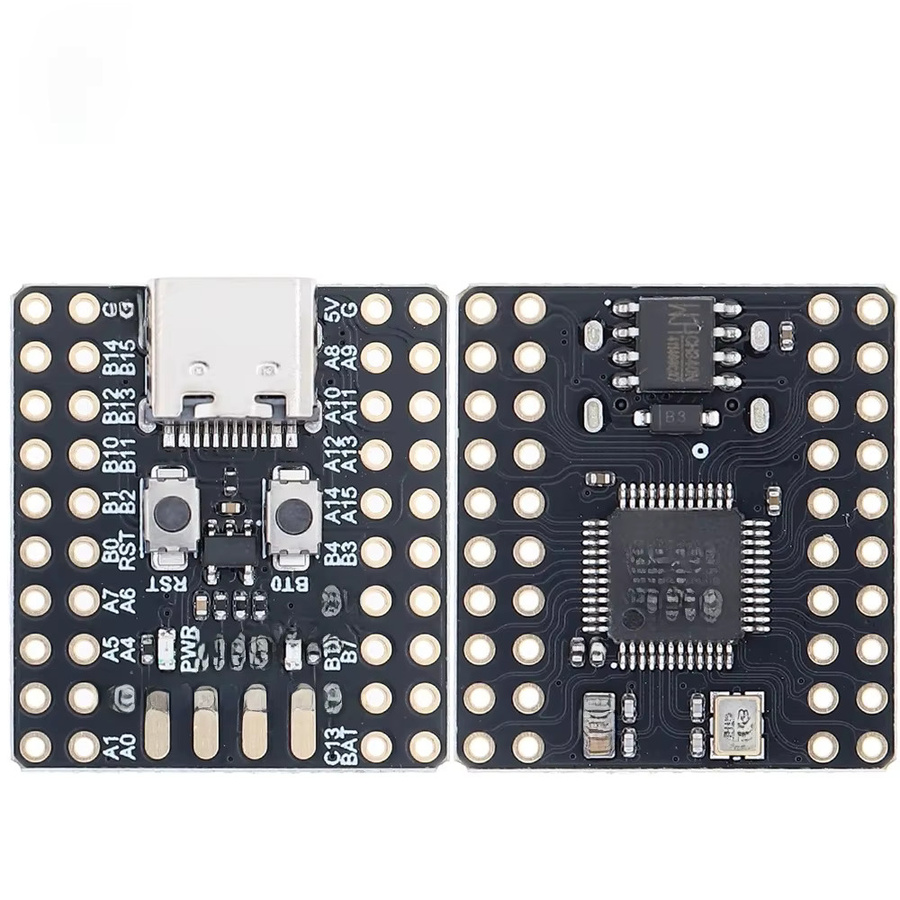 SAMIROB Mini STM32F103C8T6 CH340 Mikrocontroller Entwicklungsboard ARM Cortex-M3 Architektur in Schwarz - Bild 4