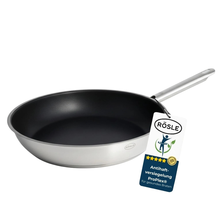 Rösle Bratpfanne Elegance mit Antihaftversiegelung in Schwarz/Silber Ø 28 cm - Bild 3
