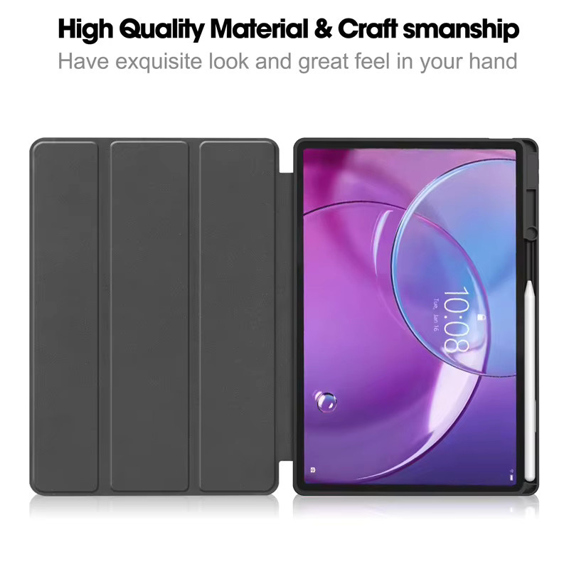 Lenovo Smart Cover Schutzhülle mit Stifthalter und Magnetklappständer für Xiaoxin Pad Pro 13 TB376FC und Xiaoxin Pad Pro GT 13 TB378FC in Schwarz - Bild 2