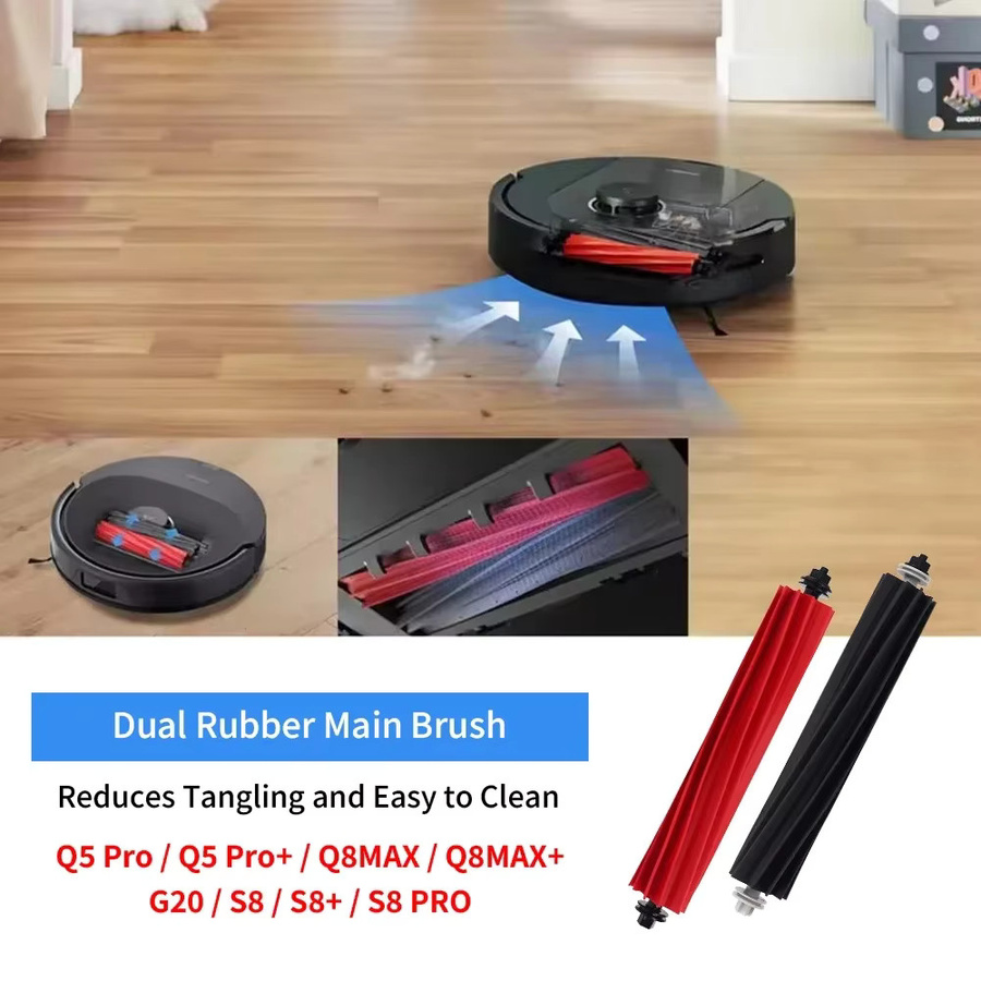 Roborock Hauptbürstenzubehör Rollenbürste für Q5 Pro, Q5 Pro+, Q8 Max, Q8 Max+, G20, S8, S8+ und S8 Pro Ultra Roboter-Staubsauger - Bild 5