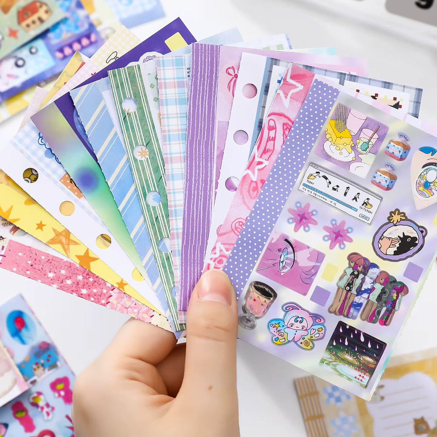 Mr. Paper Duplex M5 Stickerbuch im koreanischen Stil mit 30 Blatt in Multicolour für dein DIY Kreativ-Handbuch und Kalenderkartenalbum - Bild 1