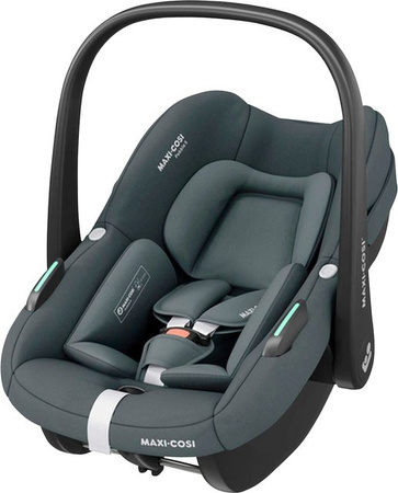 Maxi-Cosi Kindersitz-Set Pebble S Babyschale, Pearl S Reboard Kindersitz und FamilyFix S Isofix-Basis in Grau