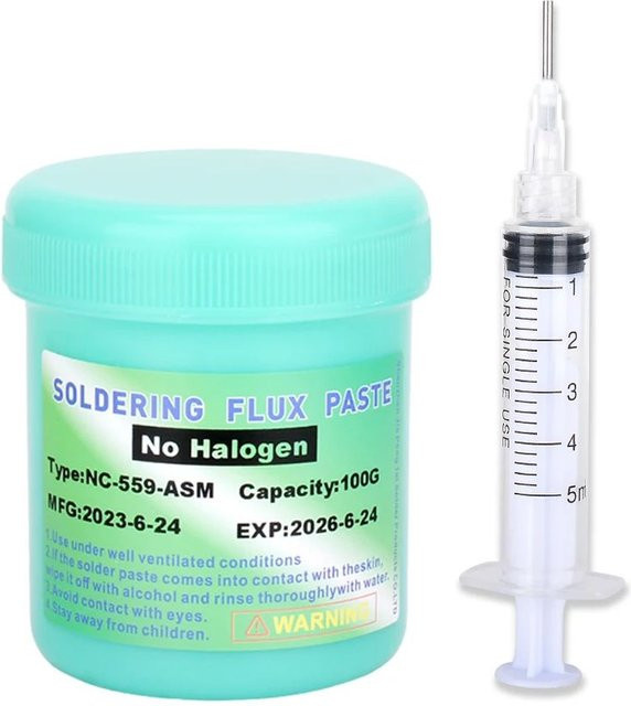 NC-559-ASM Bleifreie Flussmittelpaste für BGA-Lötarbeiten 100g - Bild 1