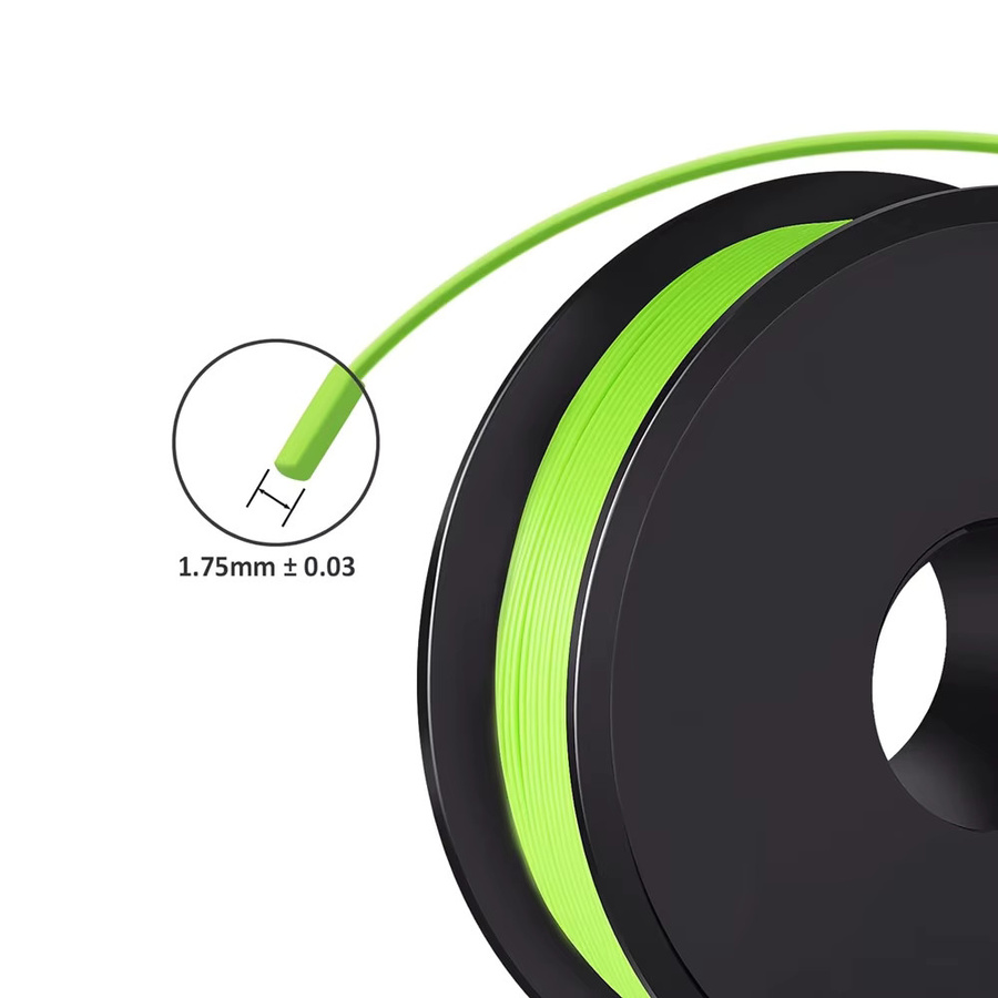 3D Maliang PLA Filament Apfelgrün 1,75mm für FDM 3D-Drucker - Bild 3