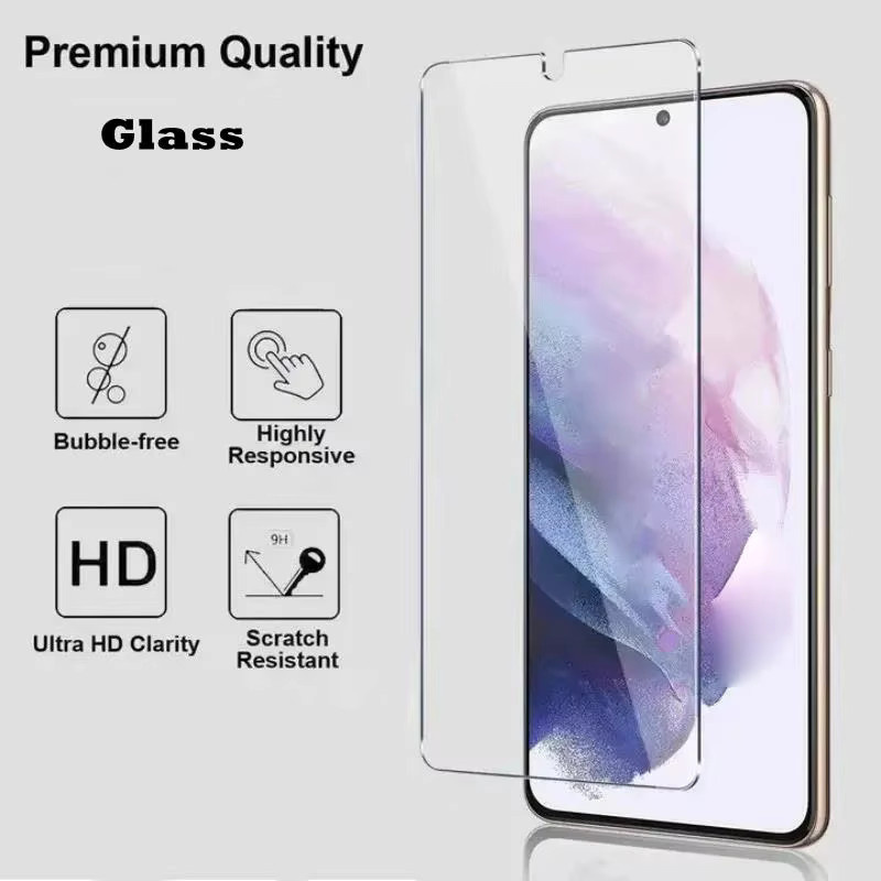 4-in-1 Ultra HD Displayschutzfolie aus gehärtetem Glas mit Linsenschutz für Samsung A57 A37 A17 A56 A36 A26, transparent, 9H kratzfest - Bild 2