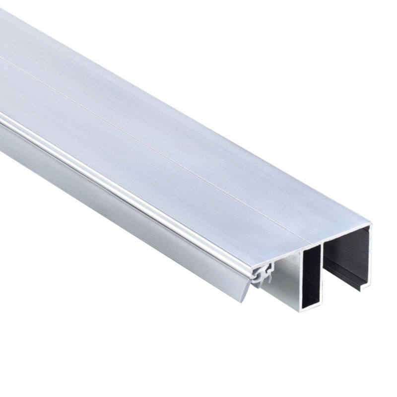 T&J Kombi-Randprofil aus Aluminium für 16 mm Stegplatten, Breite: 6 cm - Bild 1